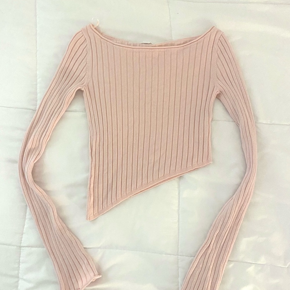 Garage Ribbed Asymmetrical Top - Picture 2 of 4